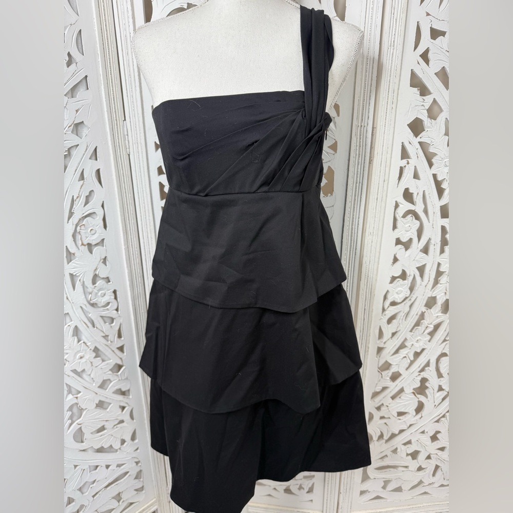 Robert Rodriguez Black One-Shoulder Dress - Picture 3 of 10
